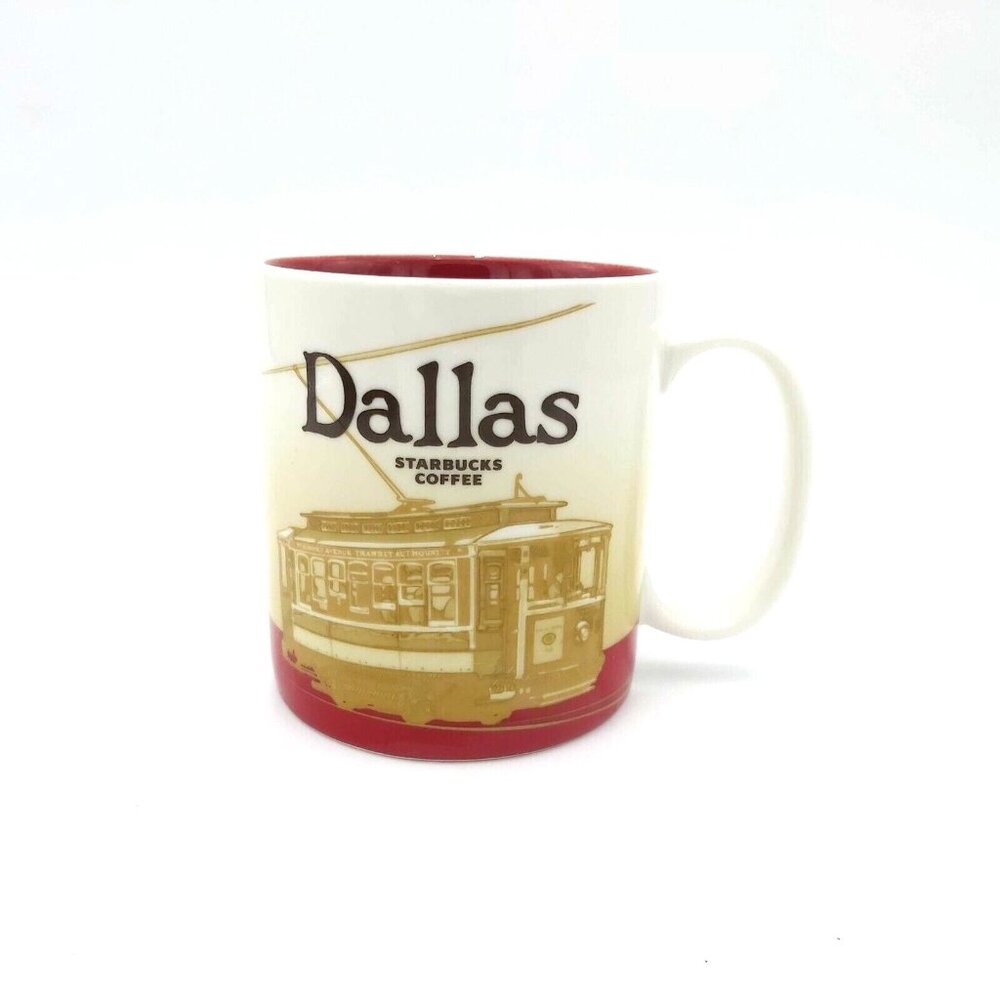 Starbucks Dallas 2009 Collector Series  Icon City Coffee Mug 16 oz